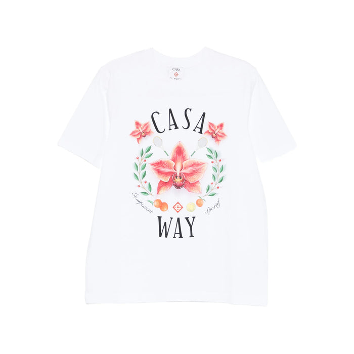 T-Shirt Casablanca White/red Cotton: 100. T-shirts