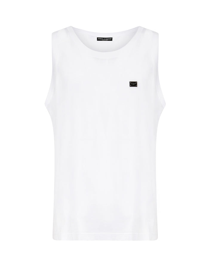 Dolce & Gabbana Top White Cotton
