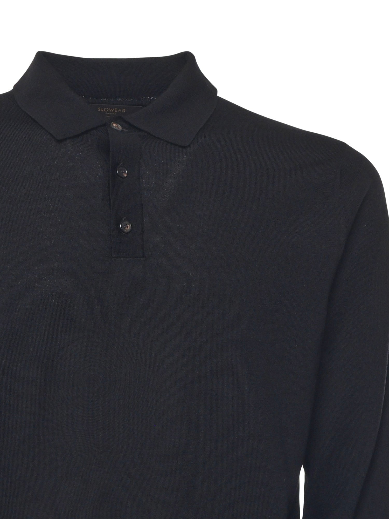 Zanone T-shirts and Polos Black Virgin Wool