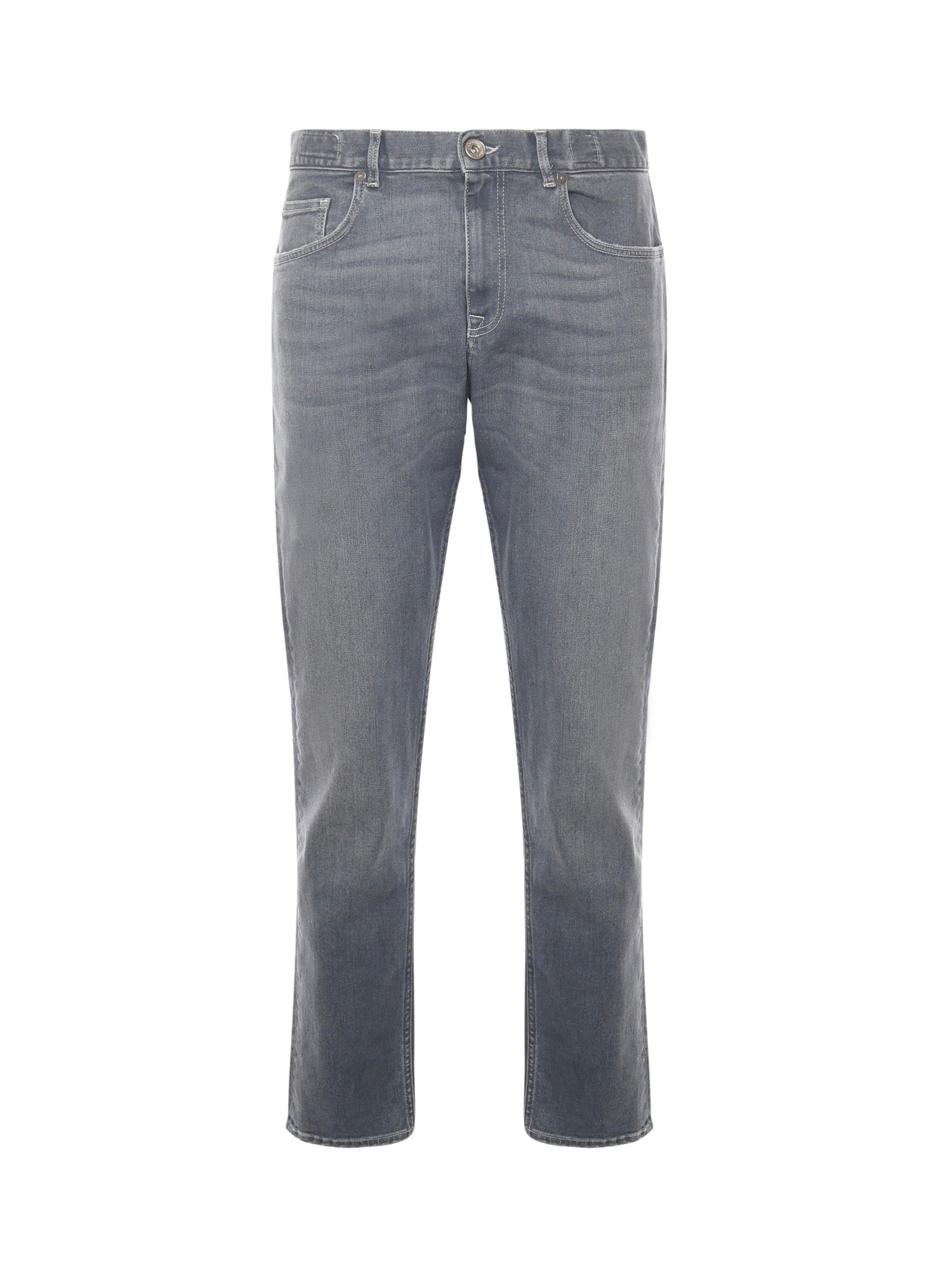 Eleventy Jeans Light Melange Gray Cotton