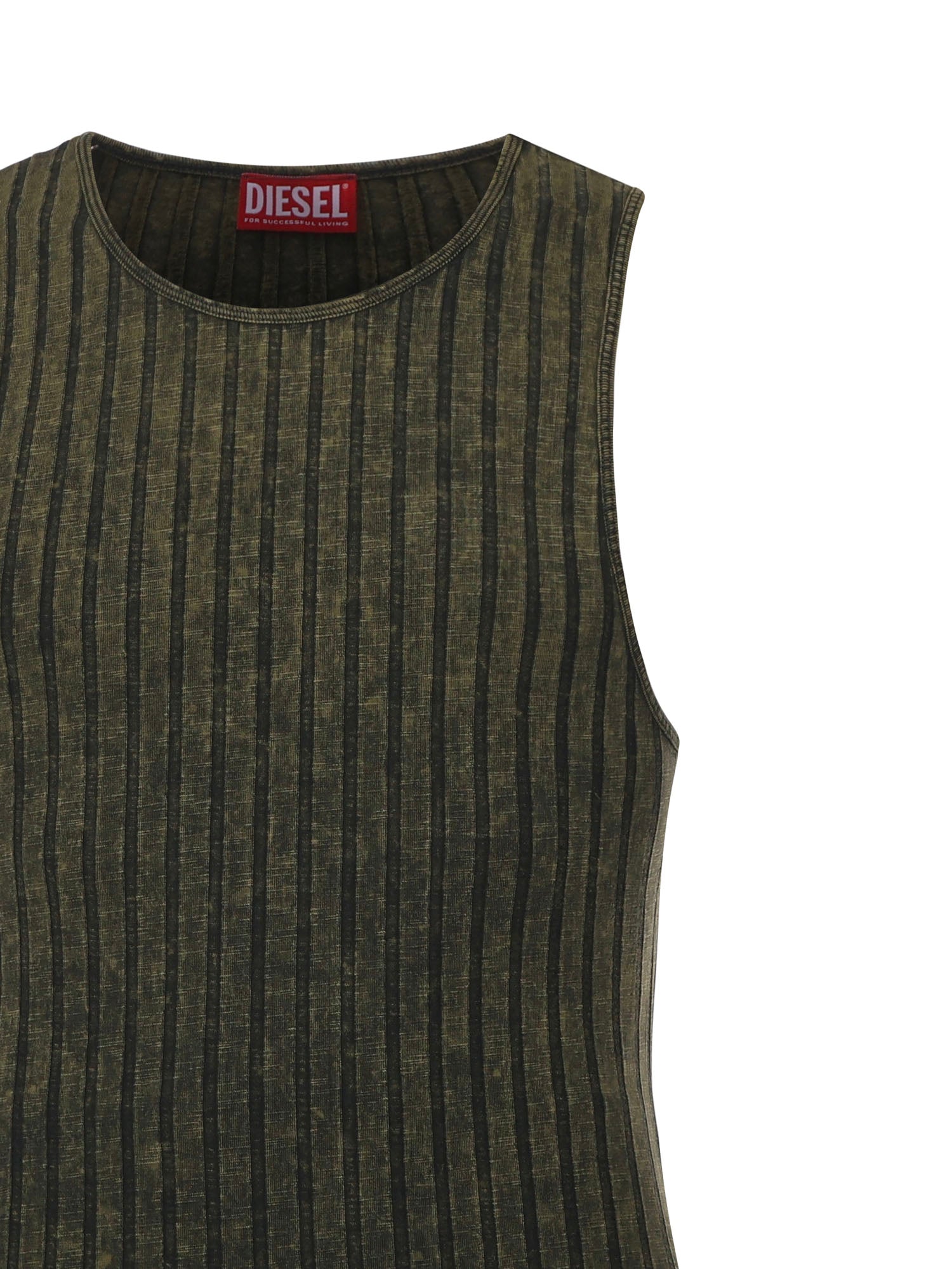 Diesel T-Shirts And Polos Green Cotton