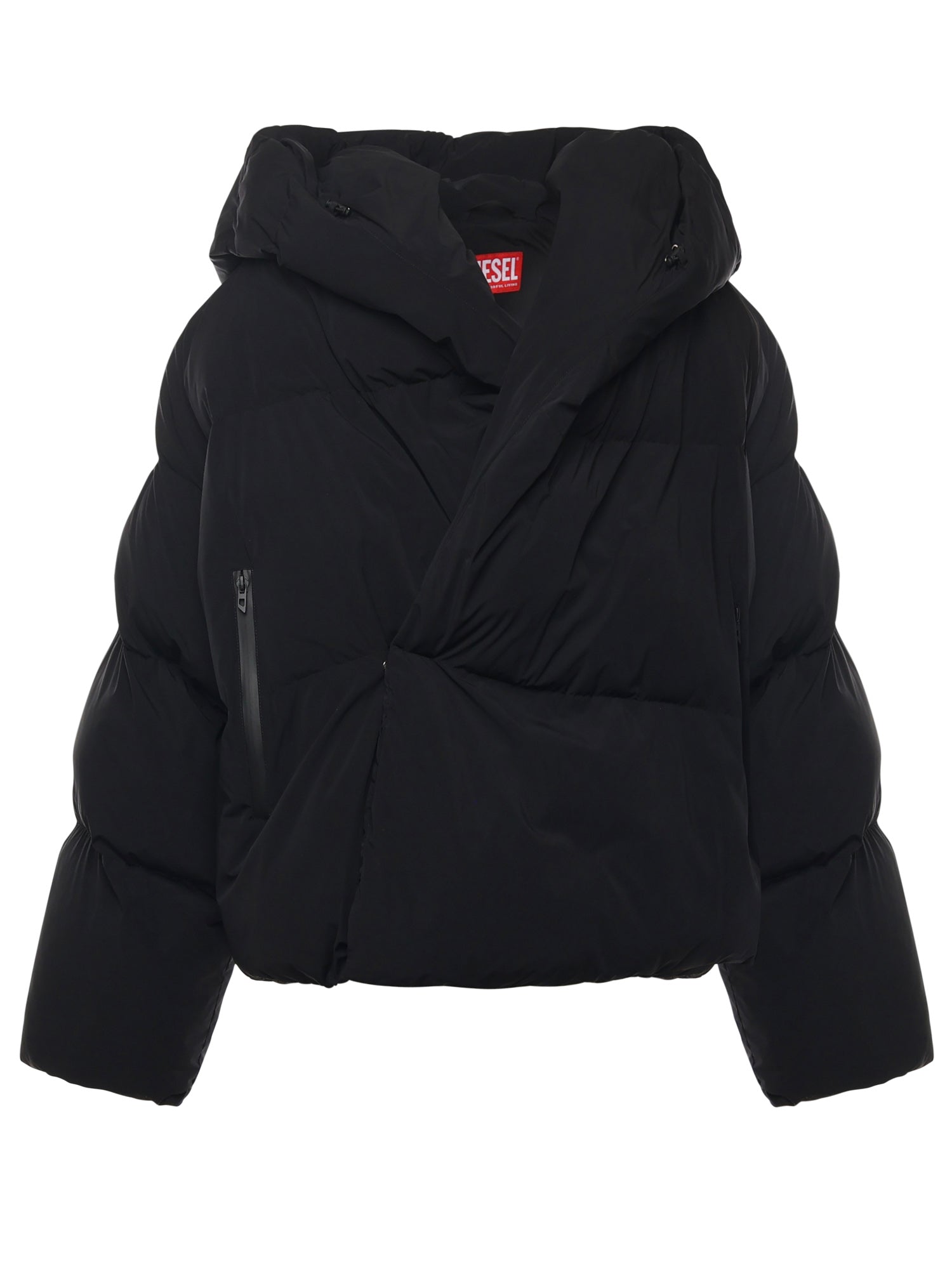 Diesel Coats Black Polyamide