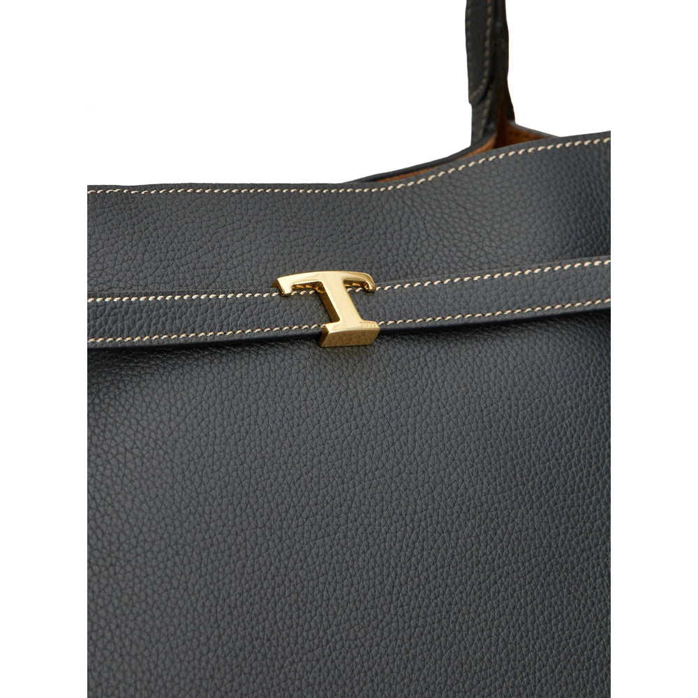 Bag Tods Black Calf Leather: 100