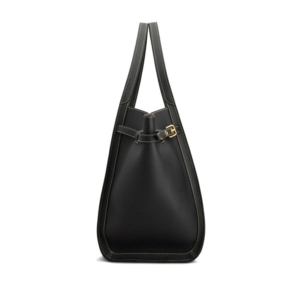 Bag Tods Black Calf Leather: 100