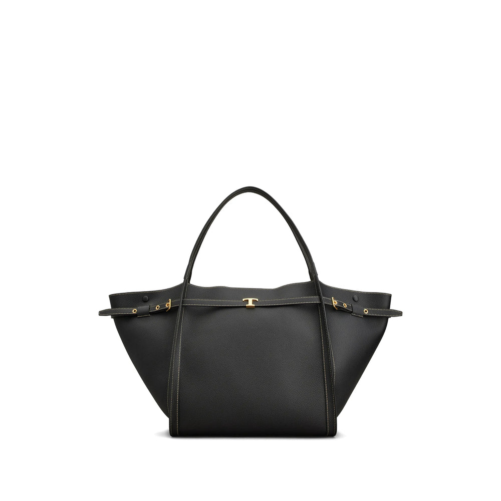 Bag Tods Black Calf Leather: 100