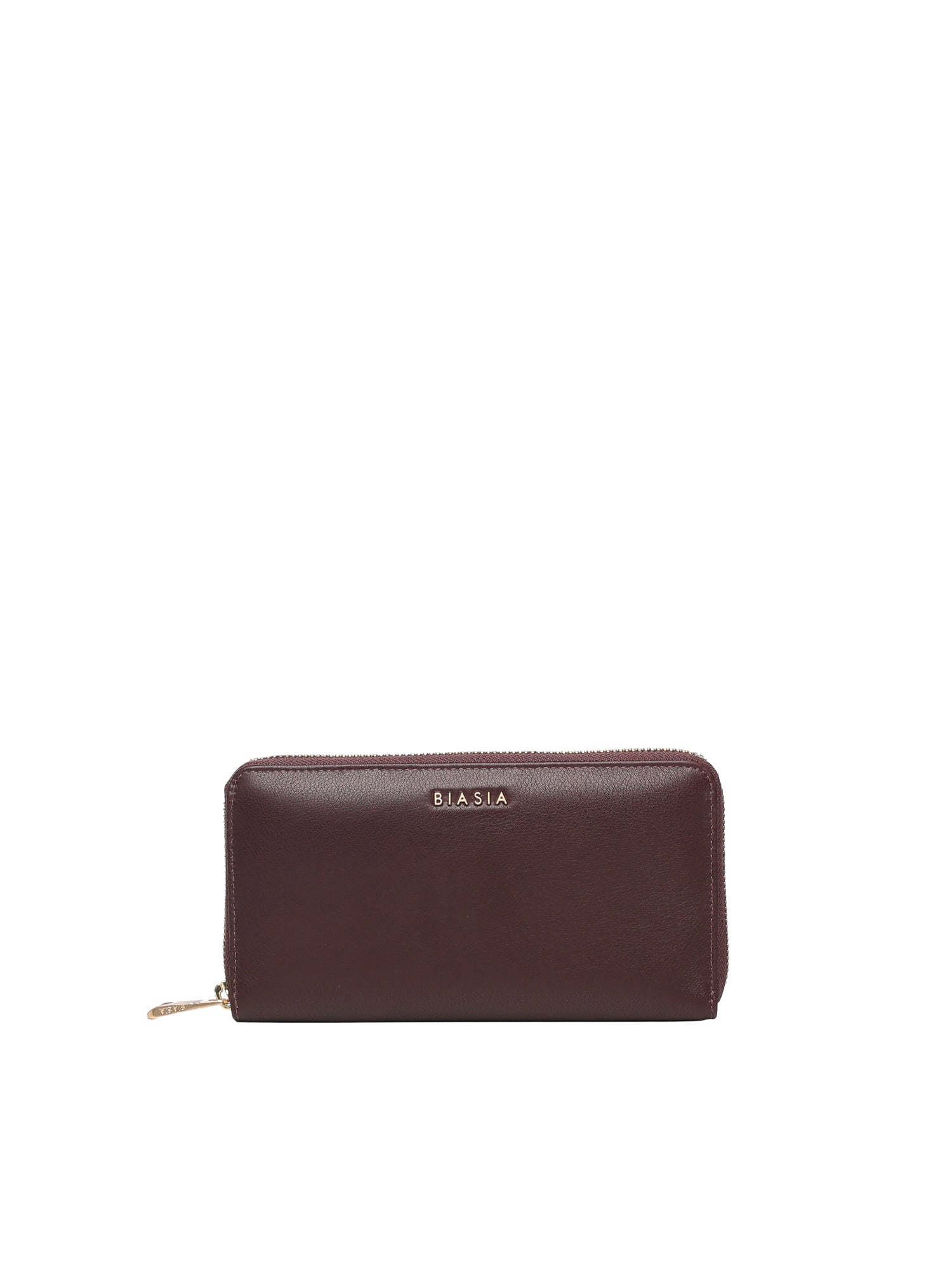 Biasia Wallets Plum Leather