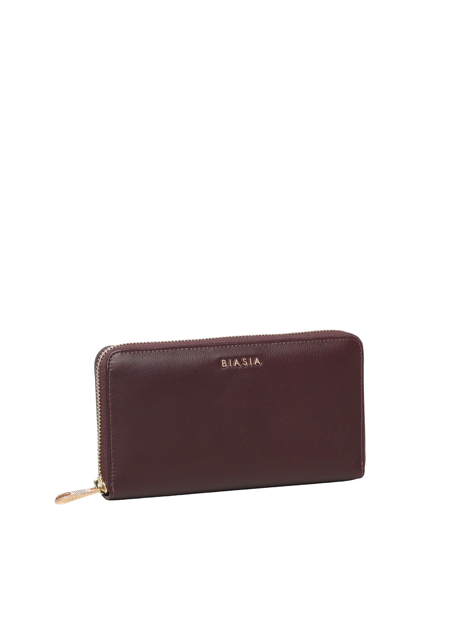 Biasia Wallets Plum Leather
