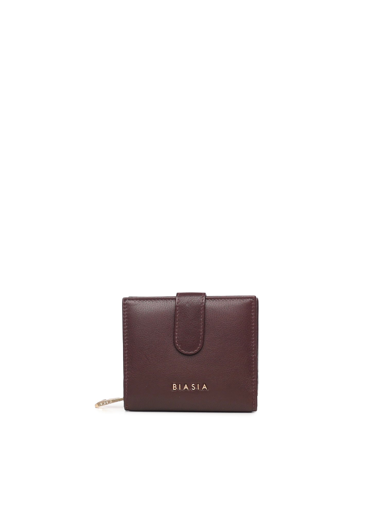 Biasia Wallets Plum Leather