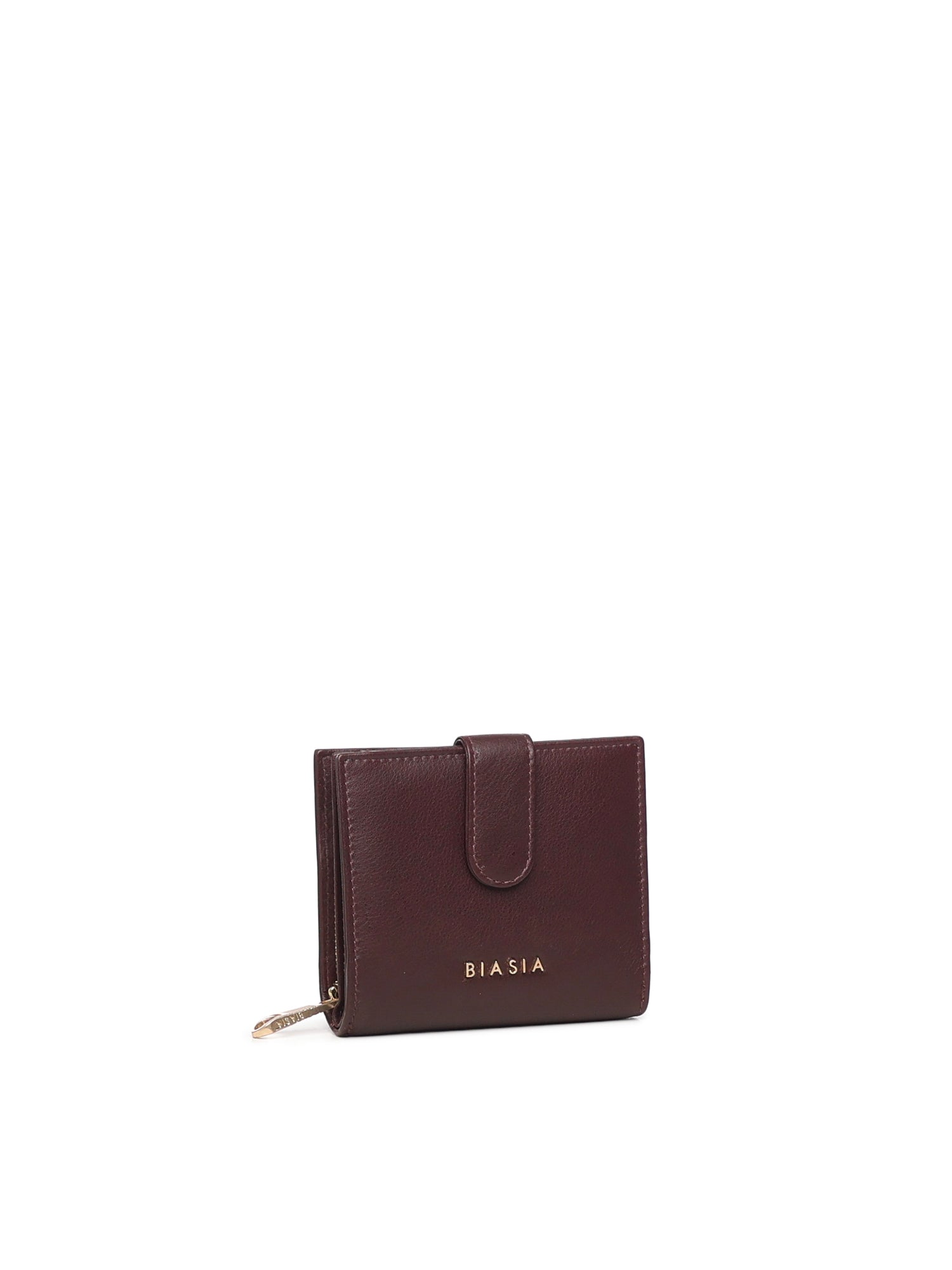 Biasia Wallets Plum Leather