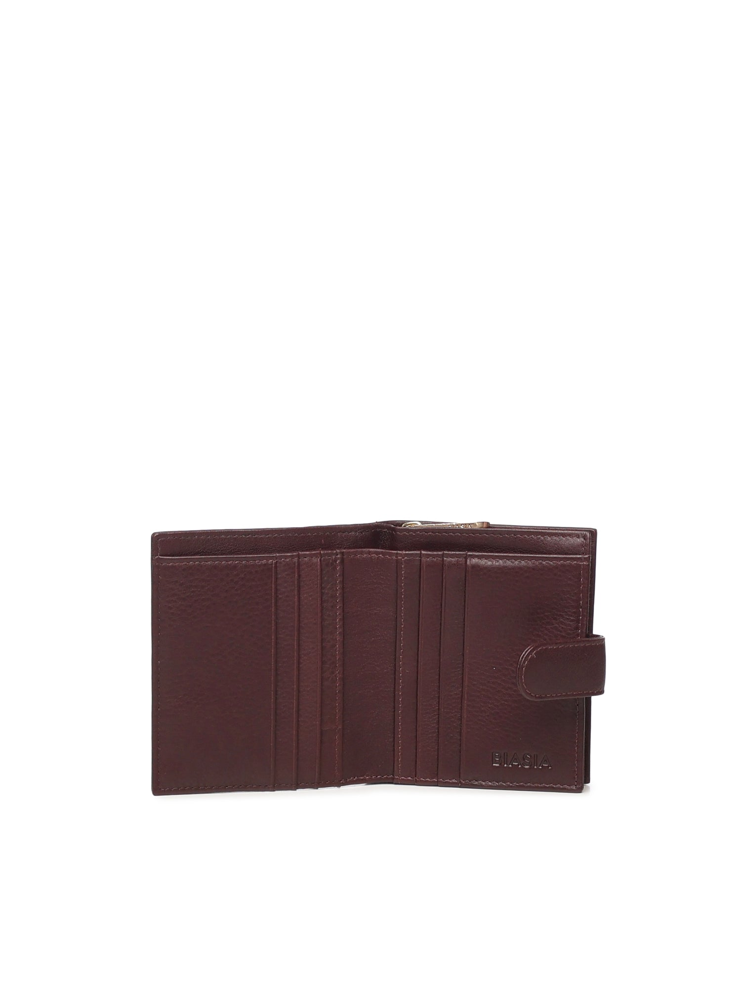 Biasia Wallets Plum Leather