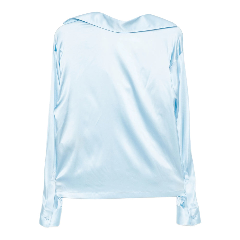 Top Tom Ford Blue Silk: 94. Tops