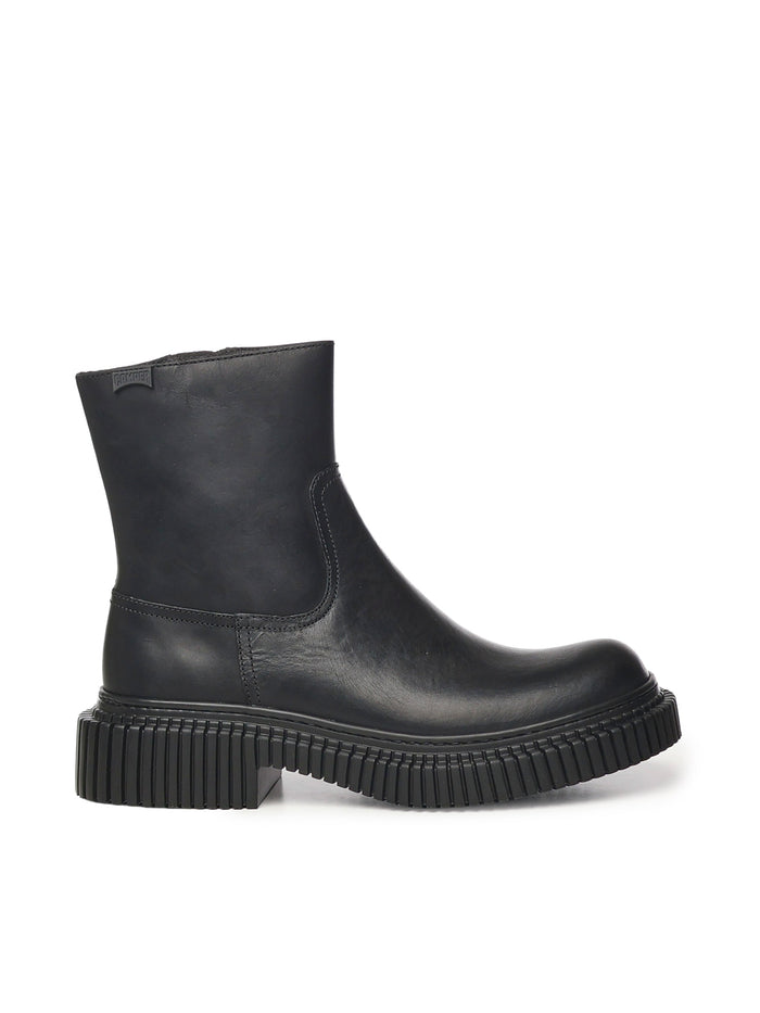 Camper Boots Black Calfskin