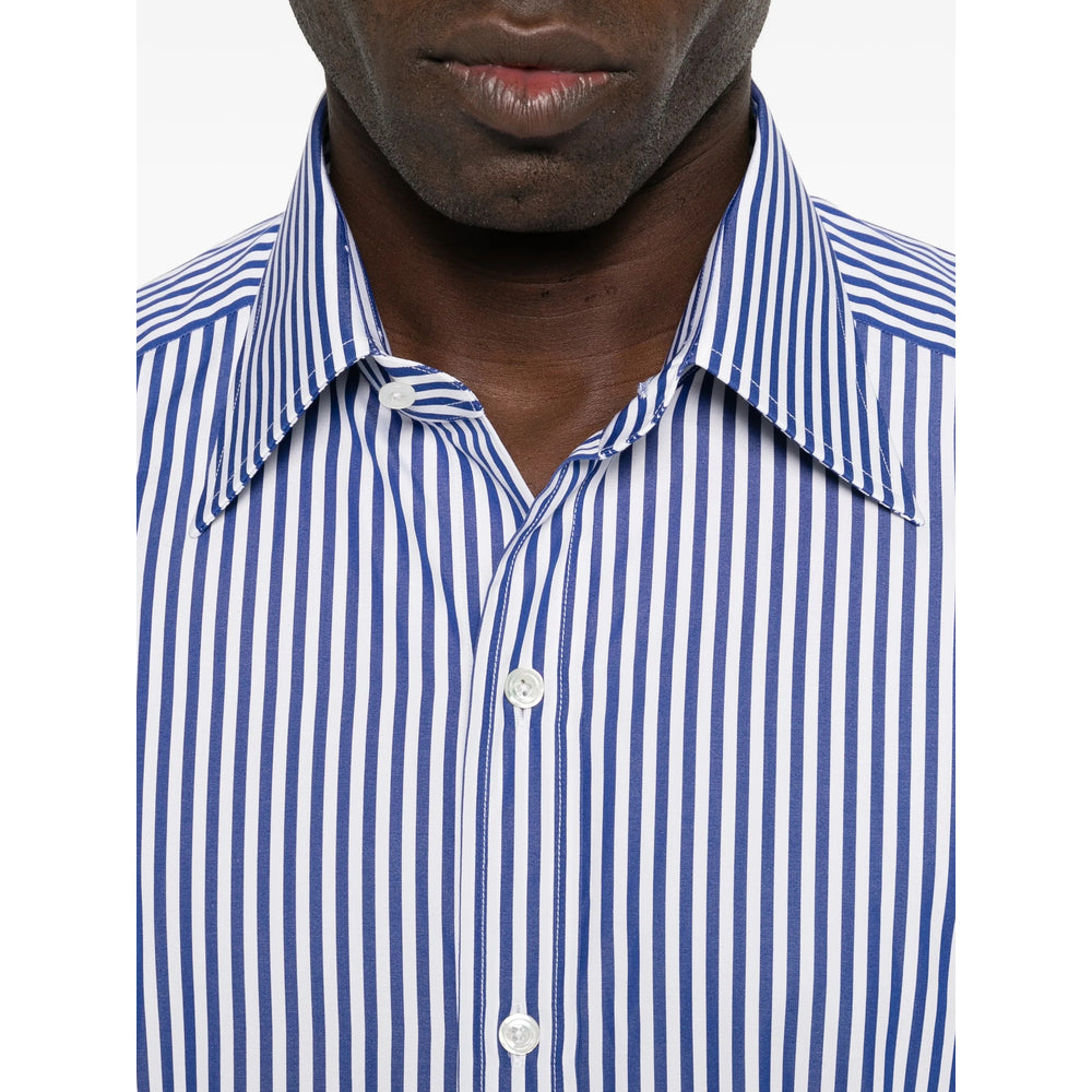 Shirt Tom Ford Blue/white Cotton: 100