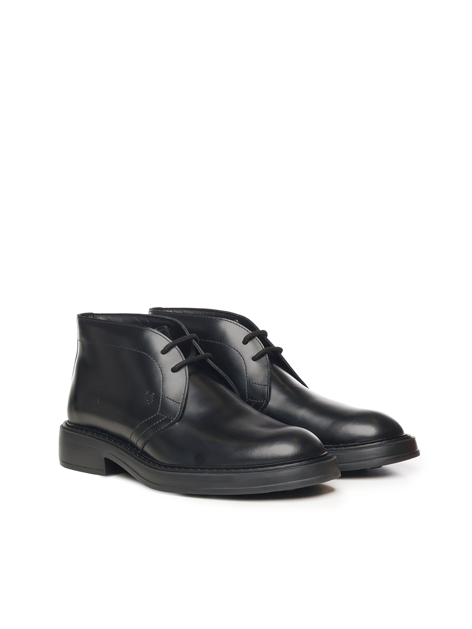 Tods Boots Black Calfskin
