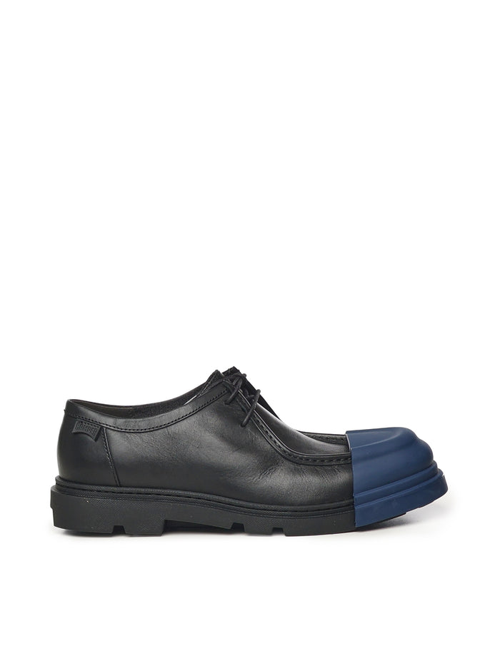 Camper Flat Shoes Black Calfskin