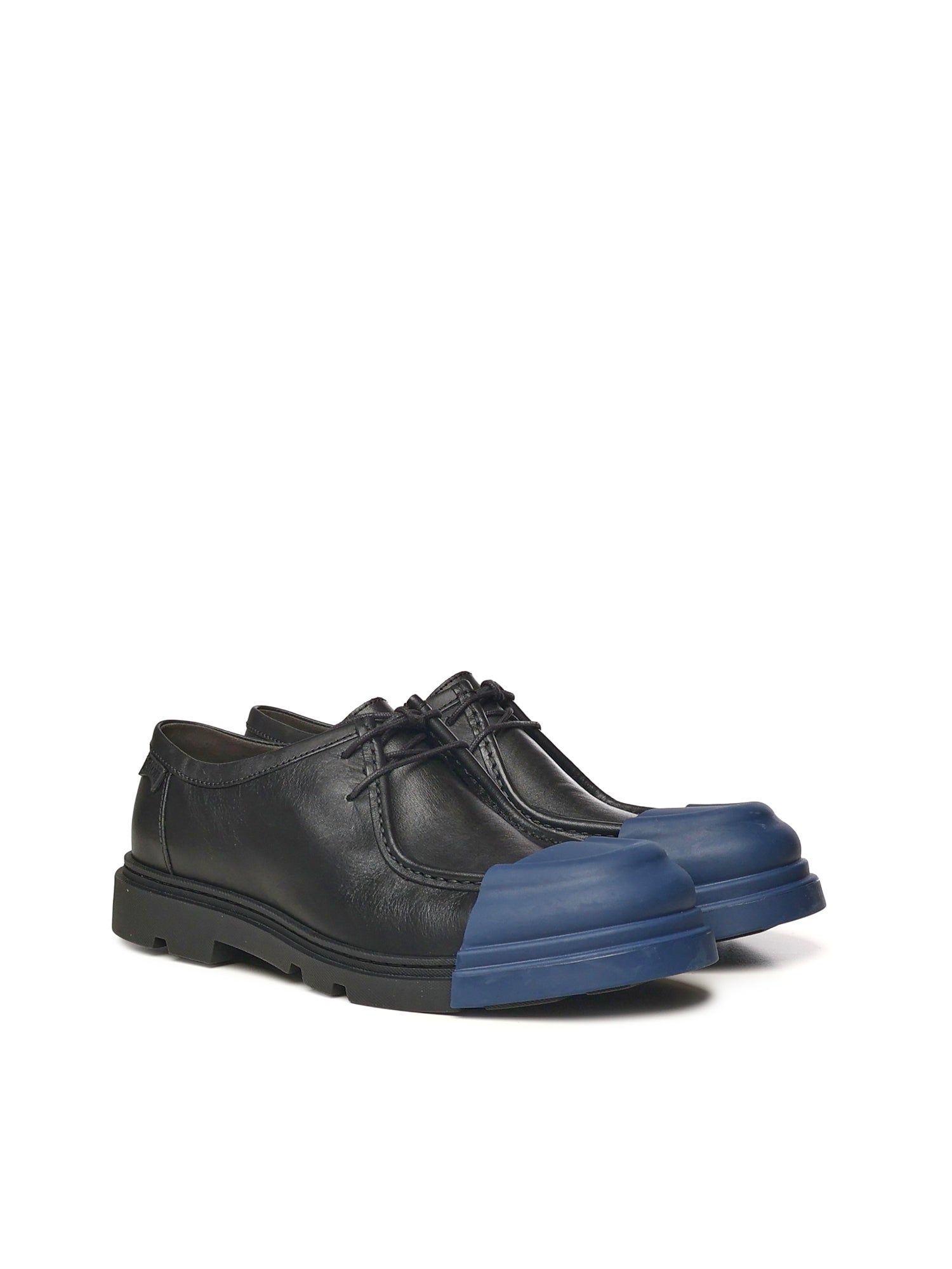 Camper Flat Shoes Black Calfskin