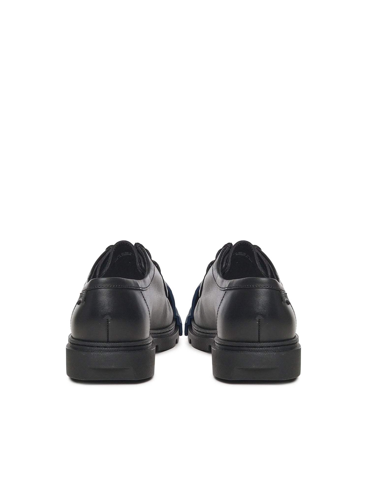 Camper Flat Shoes Black Calfskin