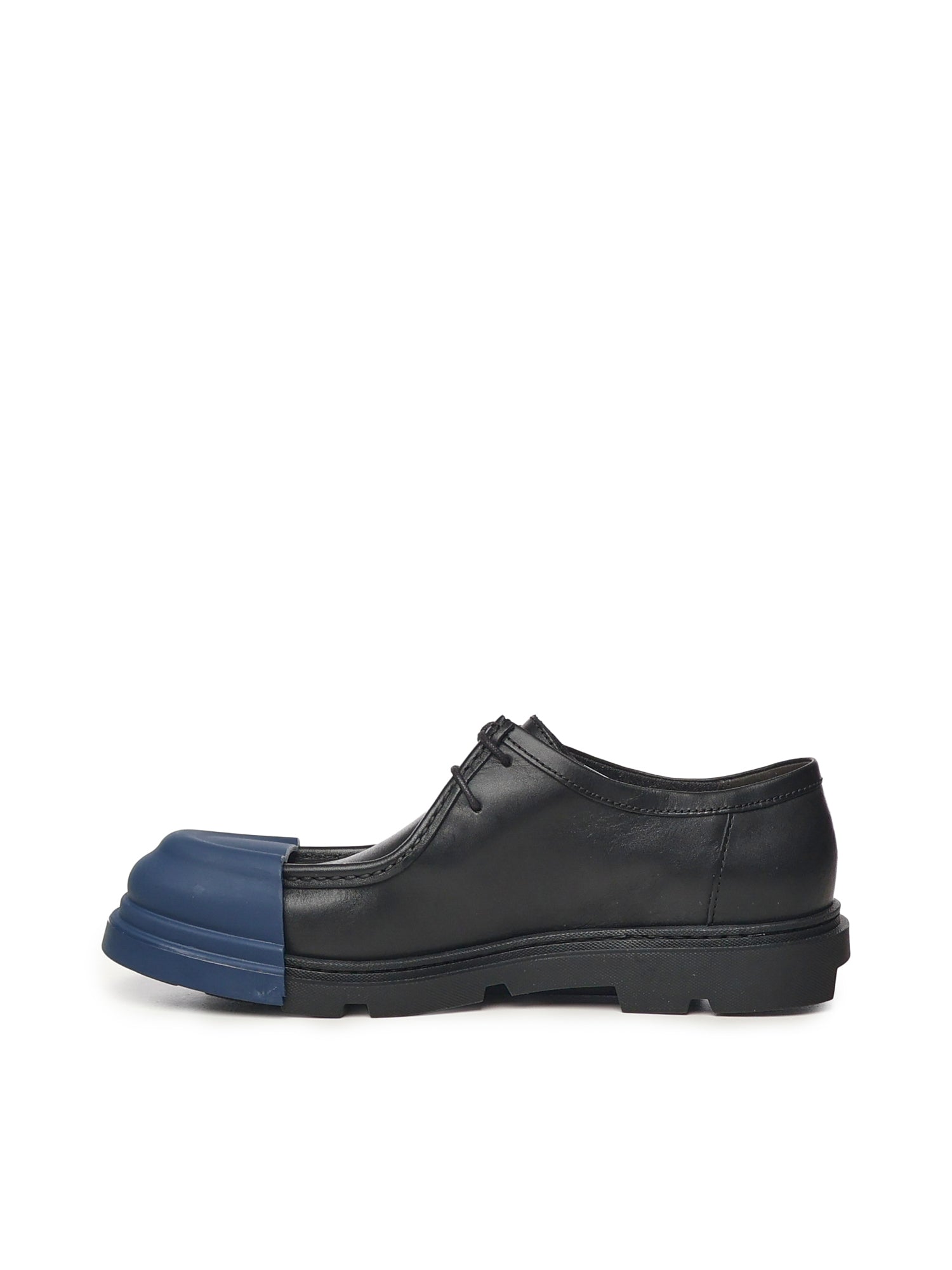 Camper Flat Shoes Black Calfskin