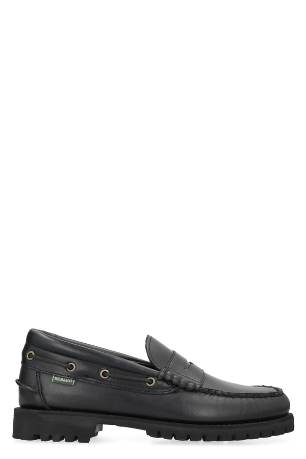 Loafers Acadia Black Leather Total