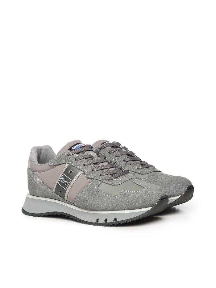 Blauer Sneakers Grey Leather