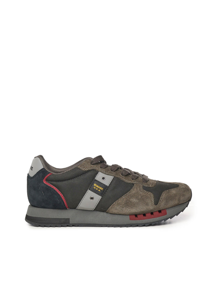 Blauer Sneakers Black/military Leather