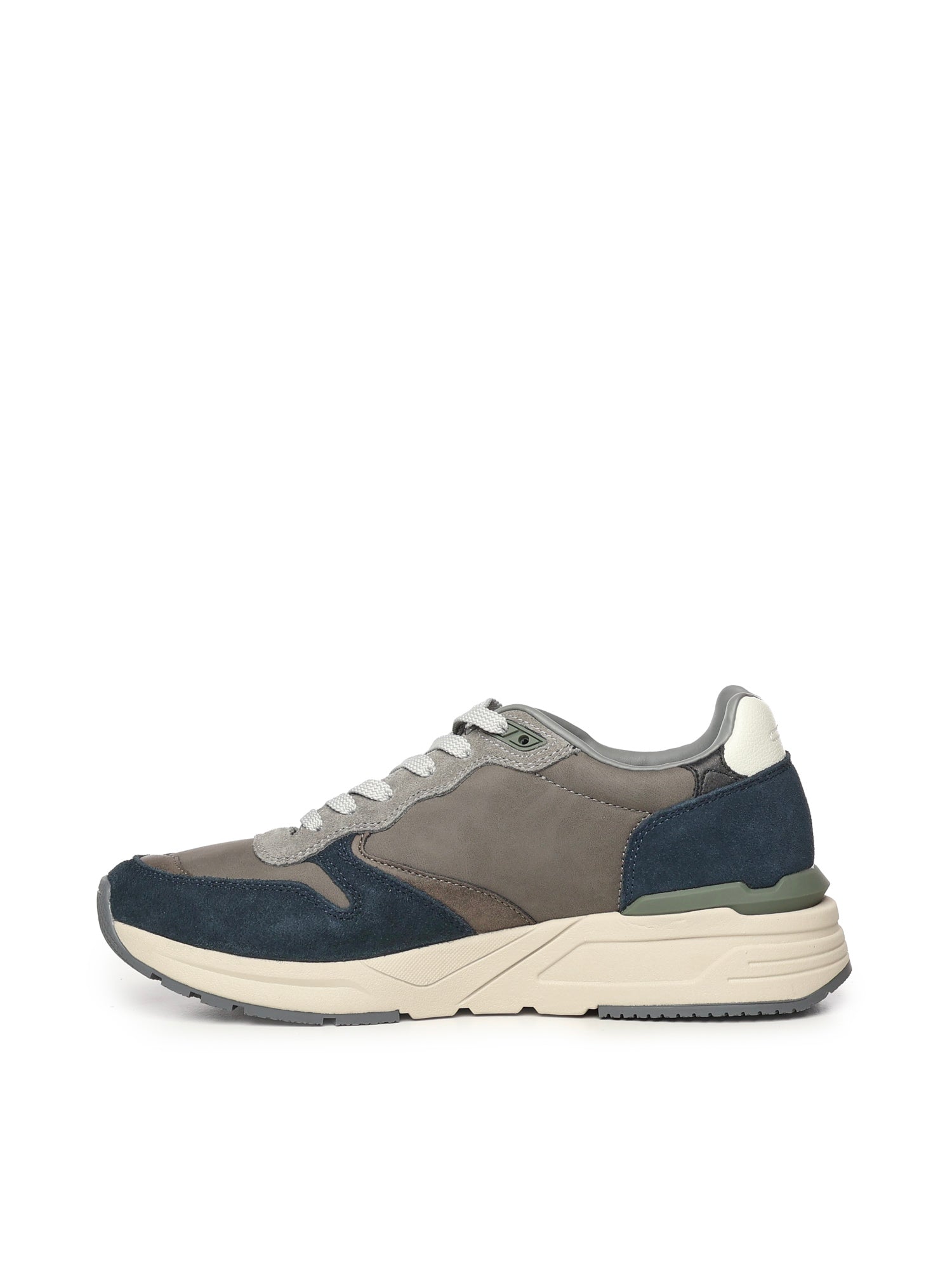 Blauer Sneakers Grey/navy Suede