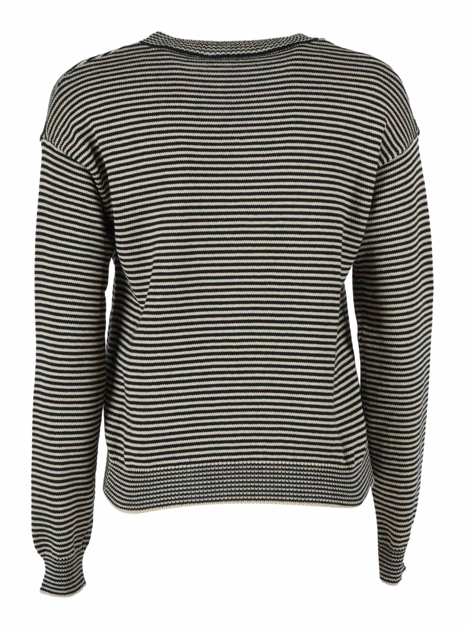 SWEATER Blue Cotton Crewneck