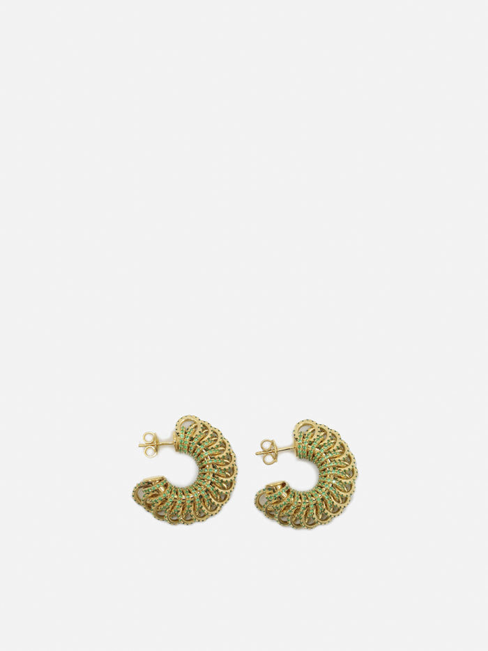 Bottega Veneta Bijoux Grass Silver