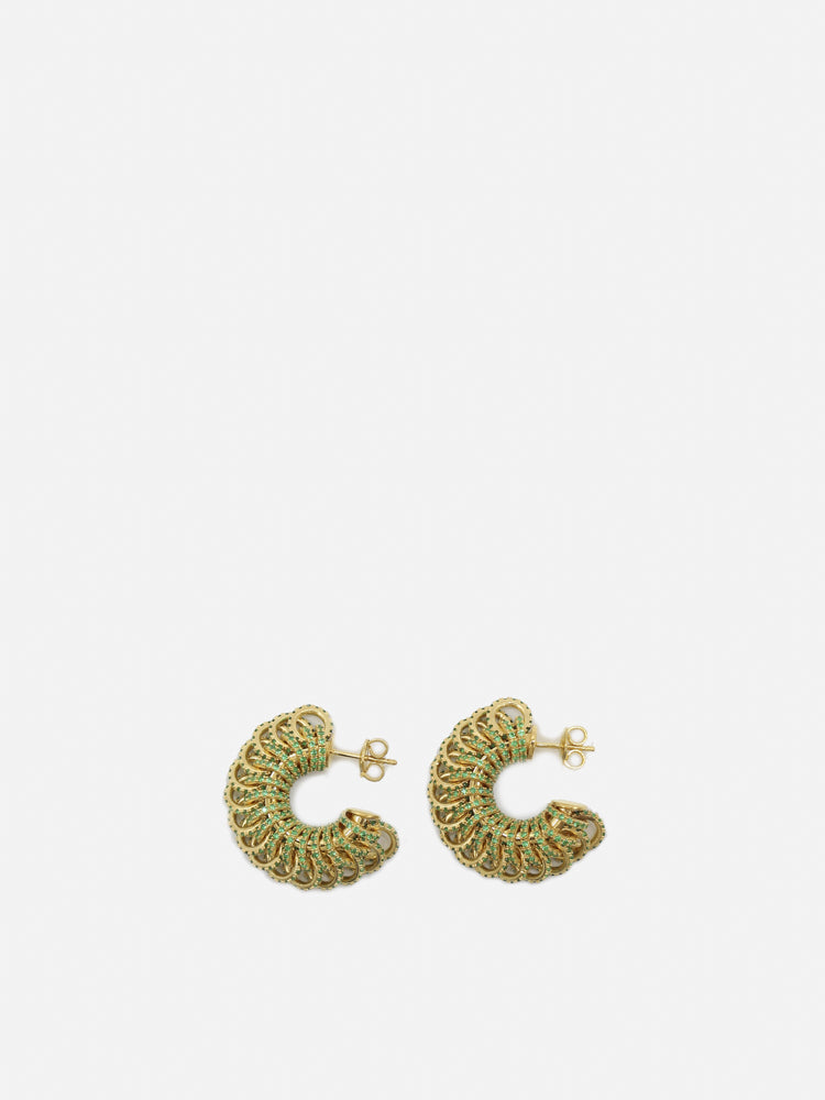 Bottega Veneta Bijoux Grass Silver