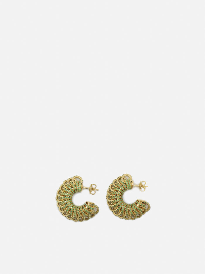 Bottega Veneta Bijoux Grass Silver