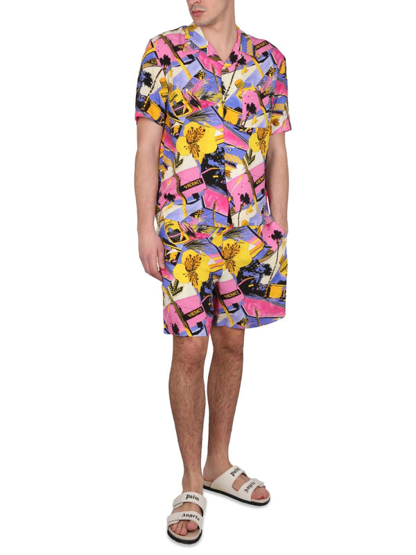 Miami Bermuda Shorts Multicolour Detail Elastane