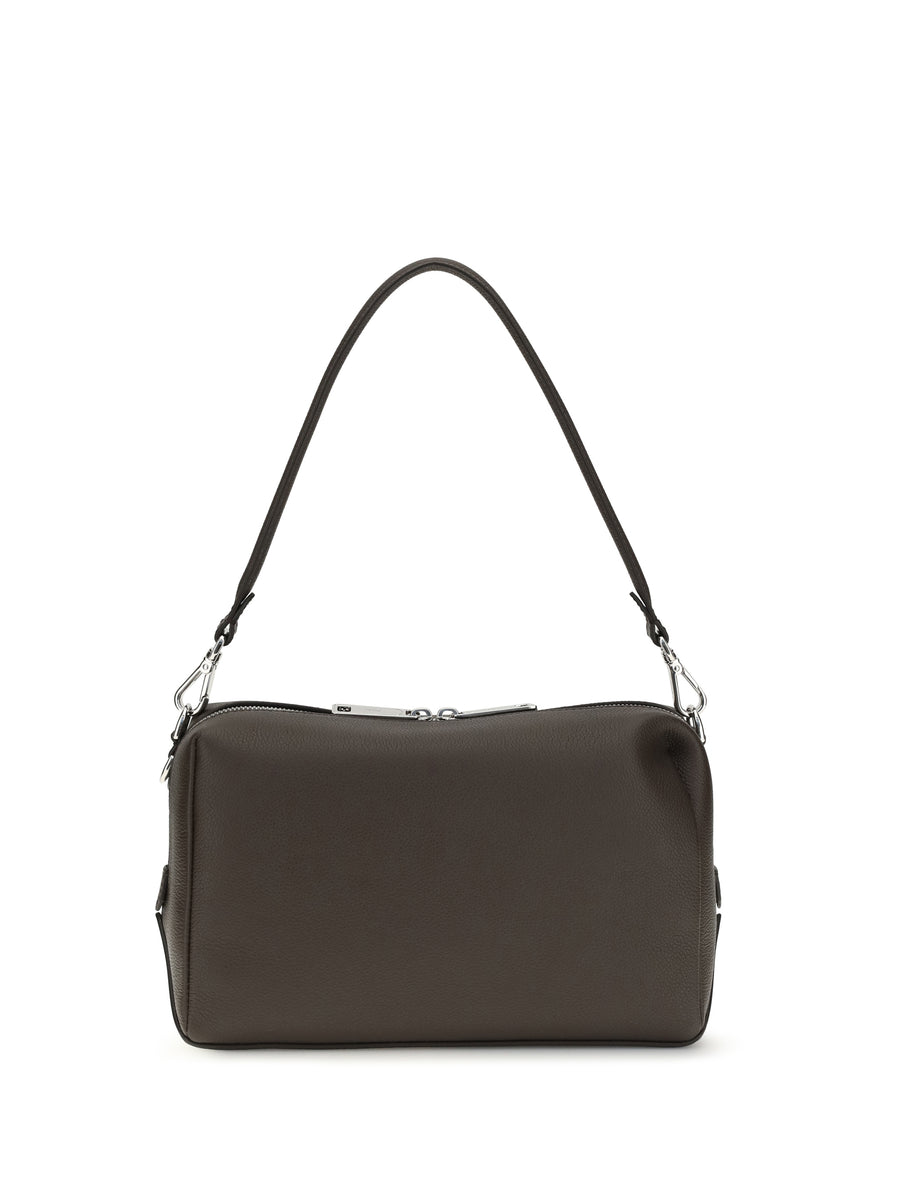 Fendi 100% Calf Leather Bos Taurus shoulder bag in brown