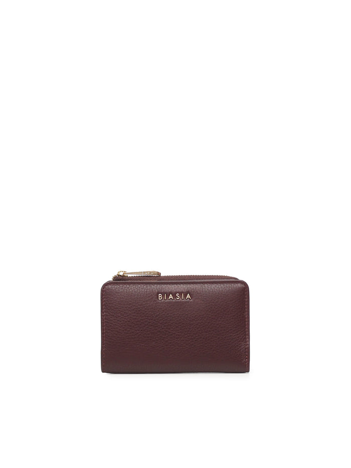 BIASIA Wallets Plum Leather