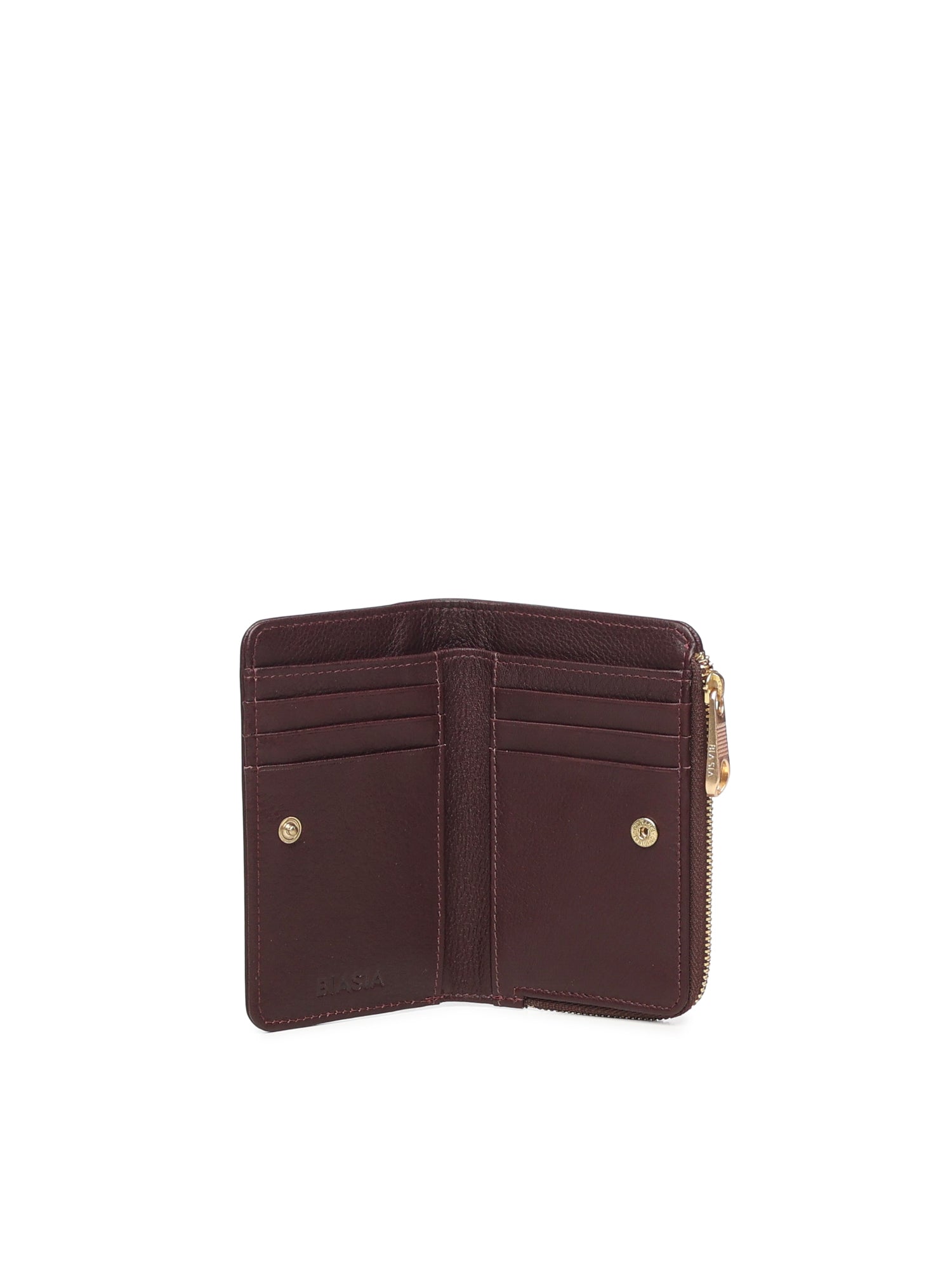 BIASIA Wallets Plum Leather