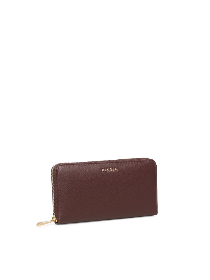 Biasia Wallets Dark Brown Leather