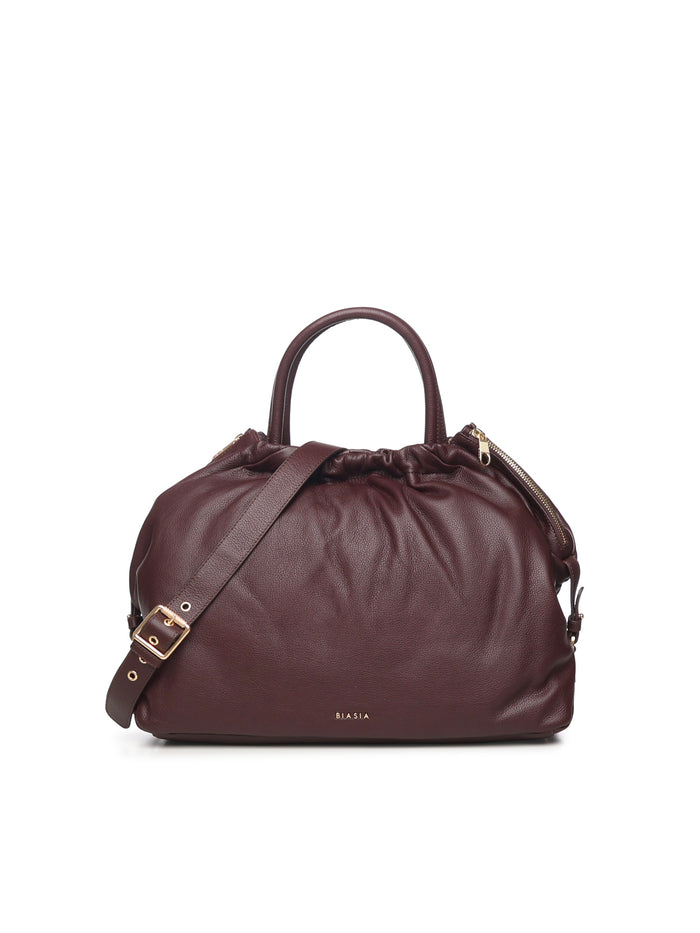 Biasia Bags Plum Leather