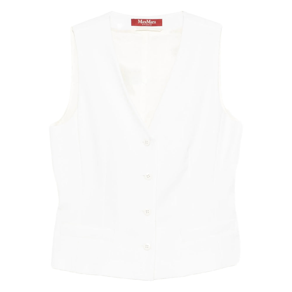 Waistcoat Max Mara Studio Neutrals Lining Polyester: 30. Waistcoats