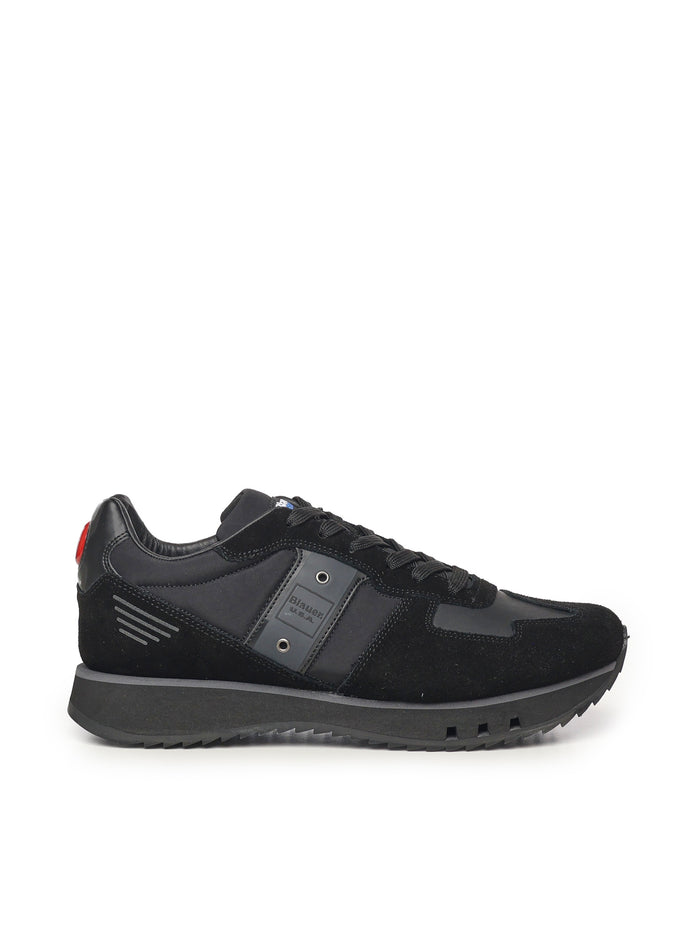 Blauer Sneakers Black Leather