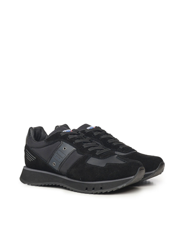 Blauer Sneakers Black Leather