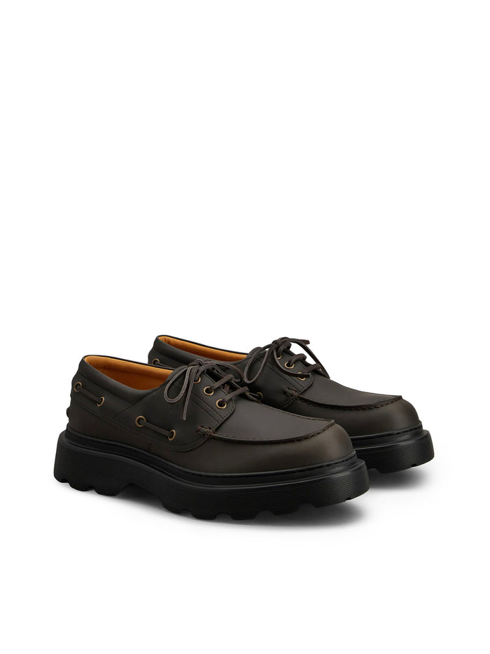 Tods Flat shoes Brown Calfskin