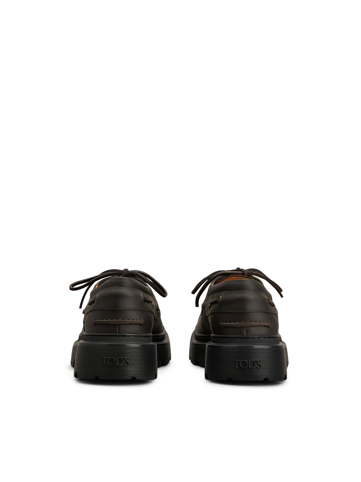 Tods Flat shoes Brown Calfskin