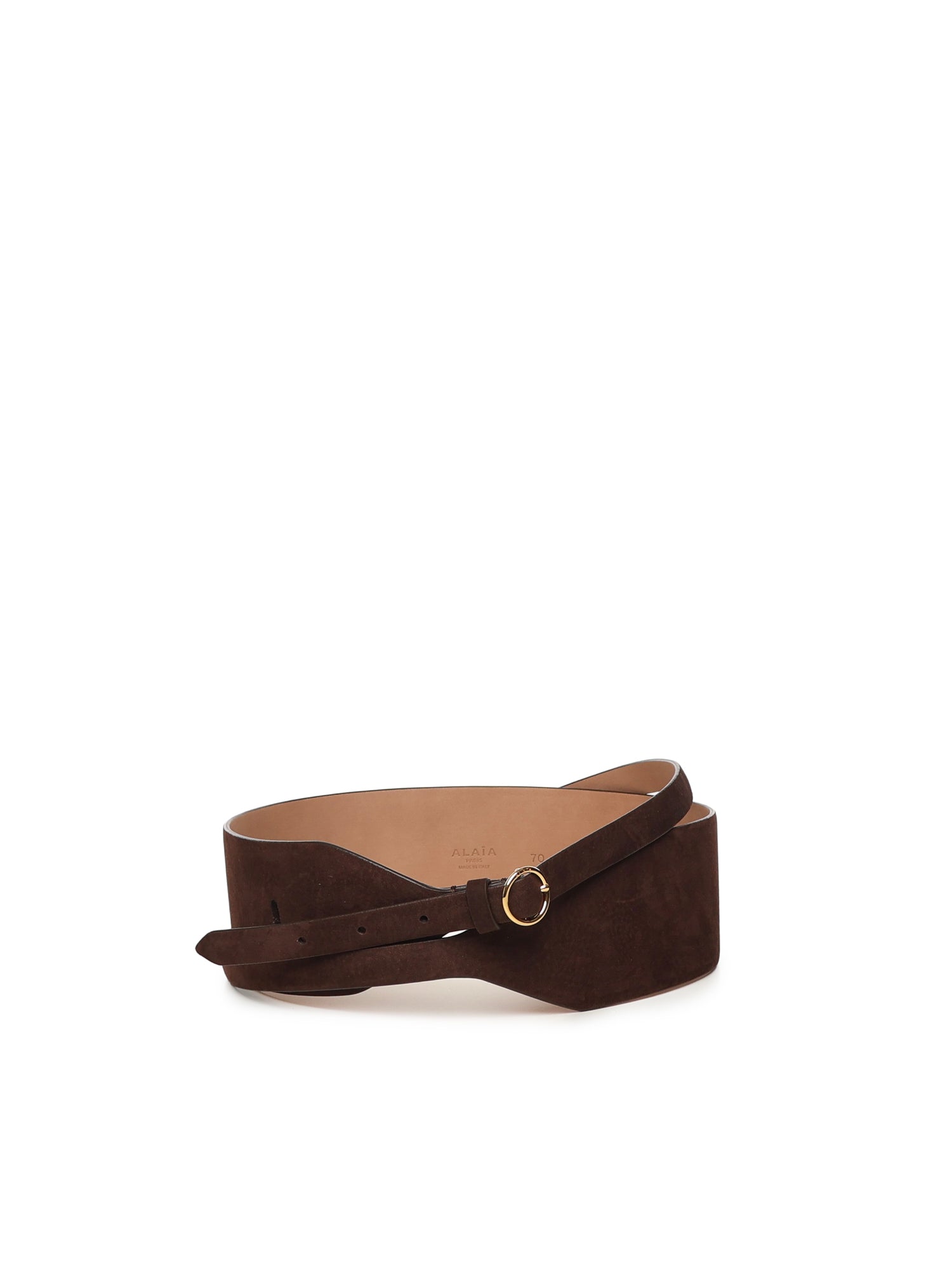 Alaia Belts Brun Fonce