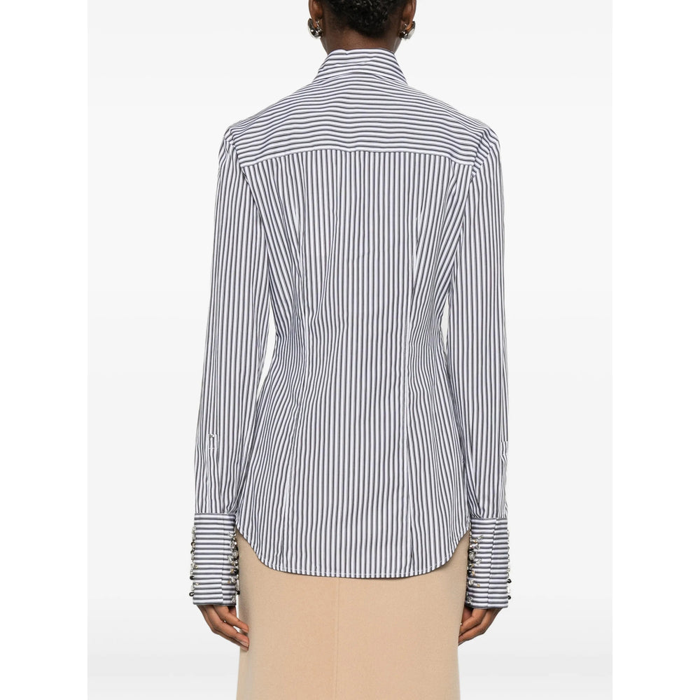 Shirt Sportmax White/black Cotton: 100