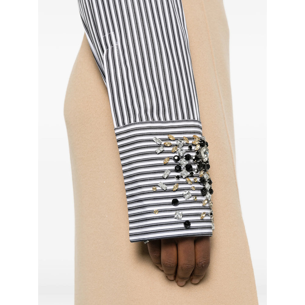 Shirt Sportmax White/black Cotton: 100