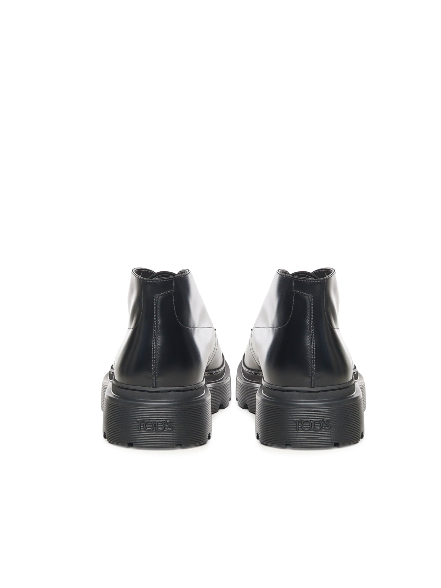 Tods Boots Black Calfskin