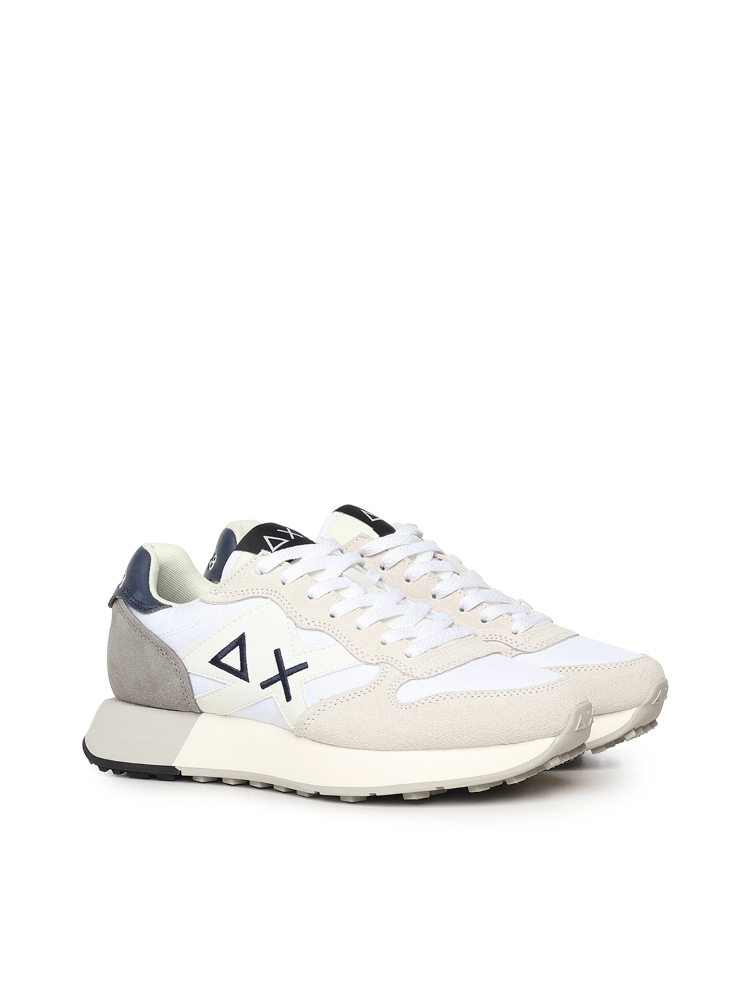 Sun 68 Sneakers White Leather