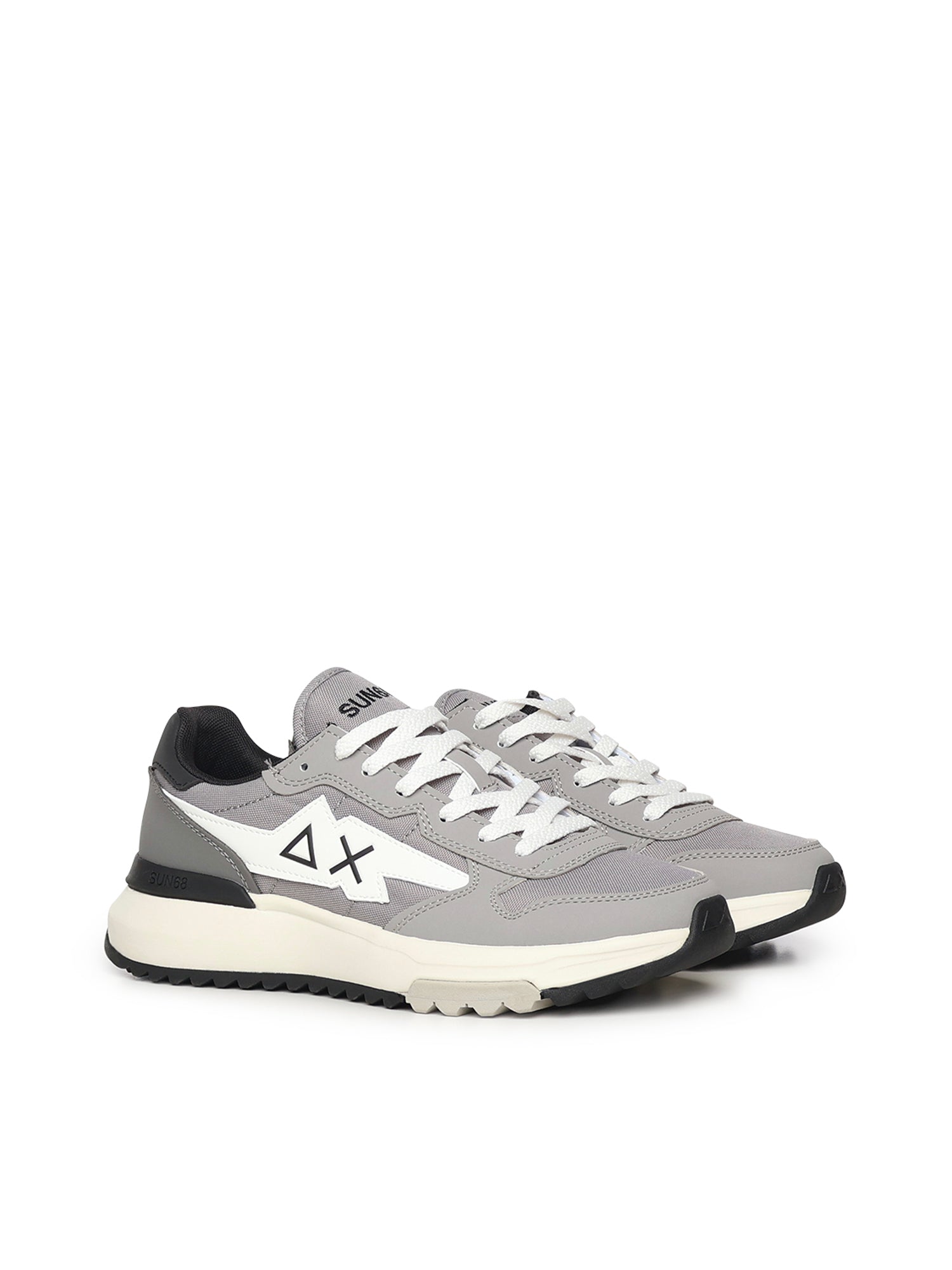 Sun 68 Sneakers Grey Polyurethane