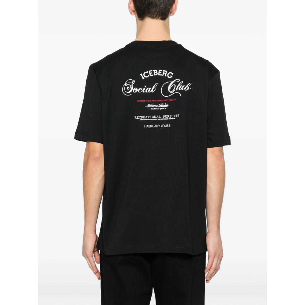 T-Shirt Iceberg Black Cotton: 100. T-shirts