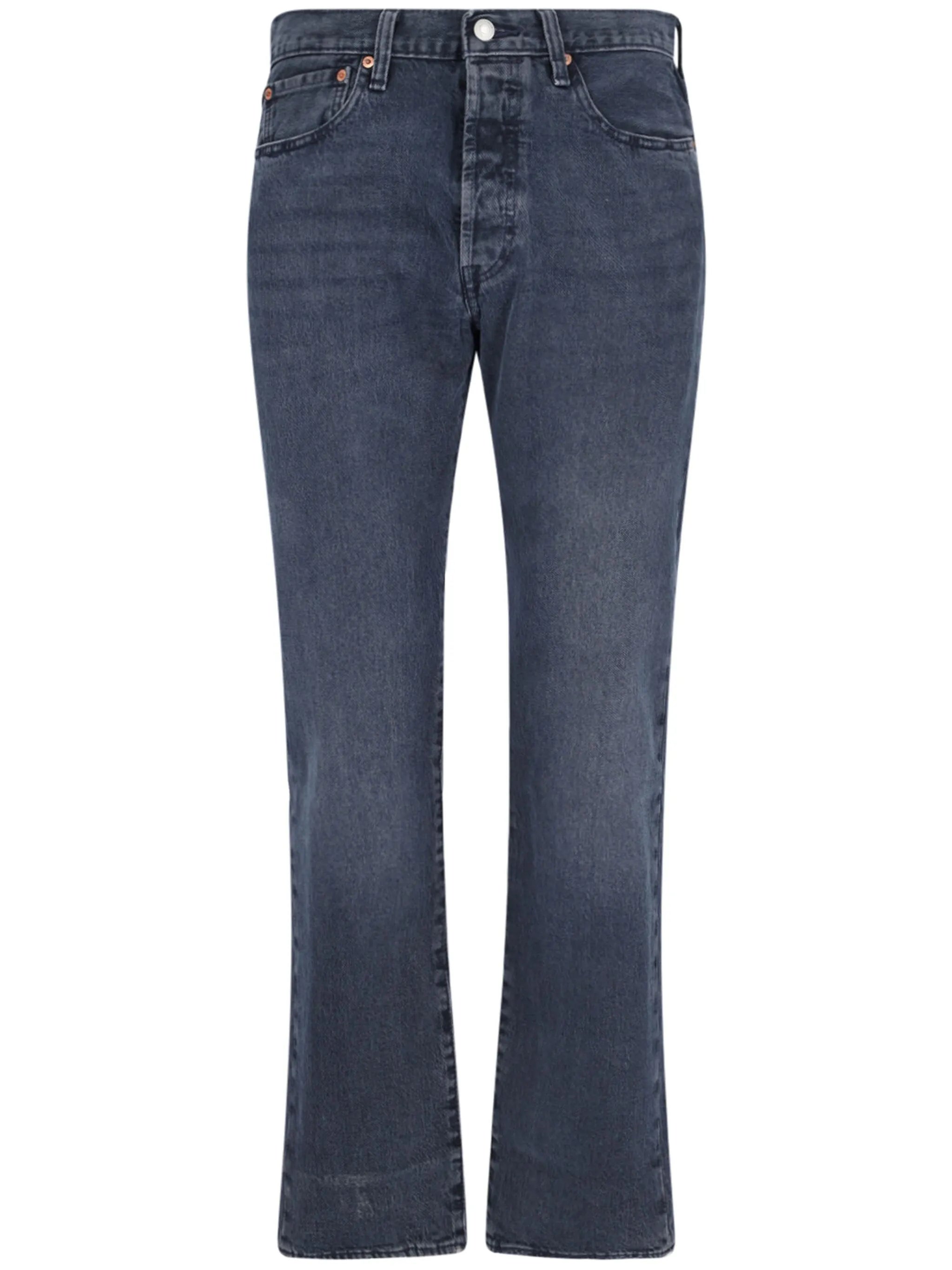 501 Original Blue Black Stretch Jean