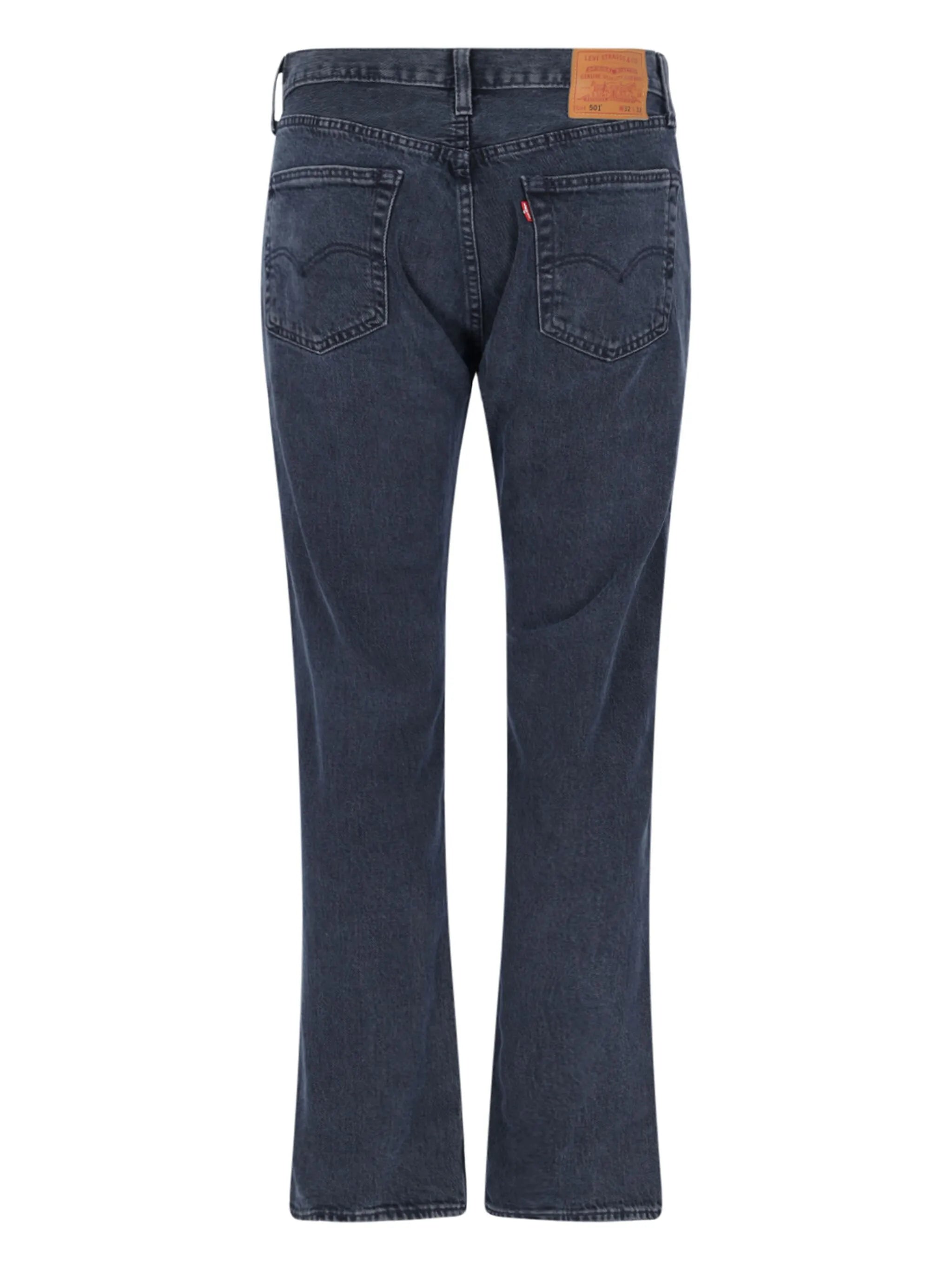 501 Original Blue Black Stretch Jean